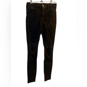 Dynamite distressed black skinny jeans